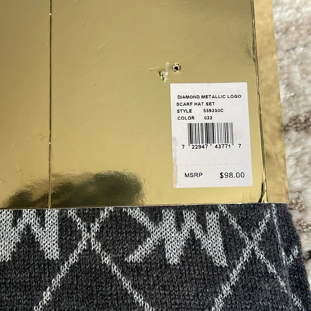 Michael Kors Charcoal and Light Gray Knit Set